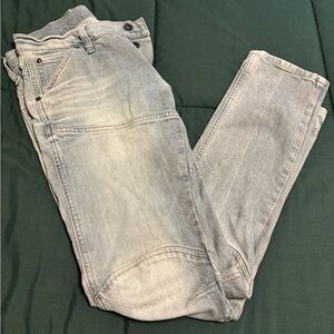 Men’s G-Star Raw Light Blue 31x32 5620 3D Super Lim Denim Jeans